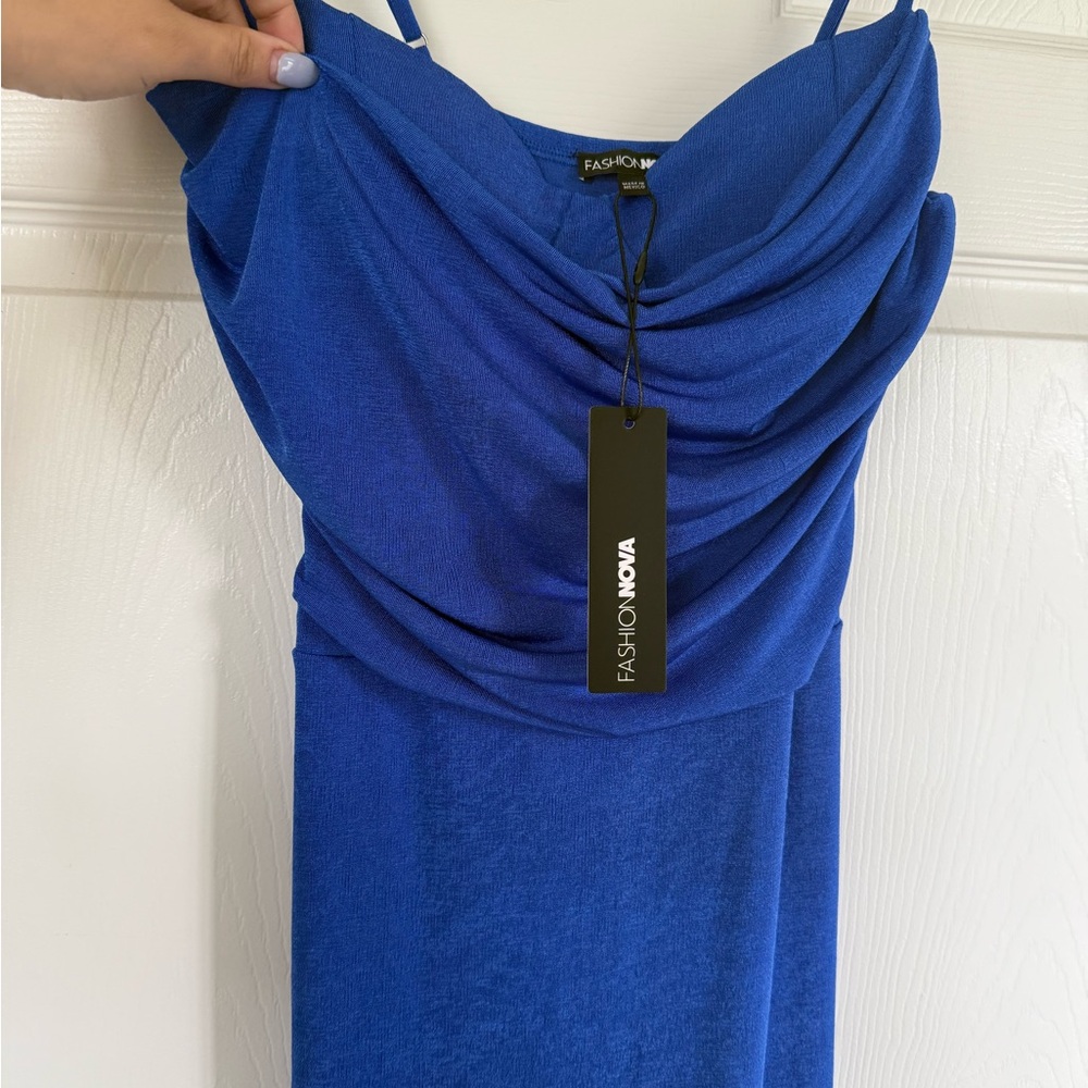 Cobalt Blue Wedding Guest/Formal Dress